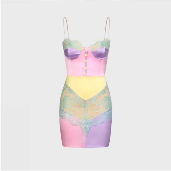 Mini romantic dress Micas - Picture 1 of 4